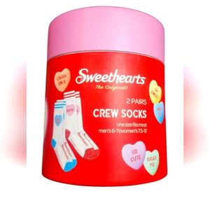 Sweethearts valentines socks gift set